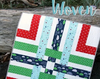 Woven Quilt Pattern by Little Cluck Cluck Sew *Domestic 1st Class Shipping Only 2.87!*