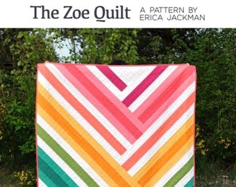 The Zoe Quilt Pattern by Kitchen Table Quilting KTQ148  *Domestic 1st Class Shipping Only 2.75*