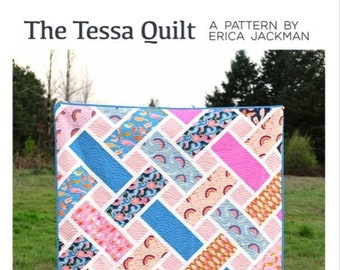 The Tessa Quilt Pattern by Kitchen Table Quilting KTQ125  *Domestic 1st Class Shipping Only 2.75*