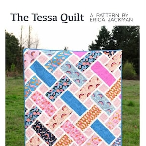 The Tessa Quilt Pattern by Kitchen Table Quilting KTQ125  *Domestic 1st Class Shipping Only 2.75*