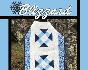 Blizzard Table Runner Pattern by Villa Rosa Designs *Domestic 1st Class Shipping Only 2.62!*