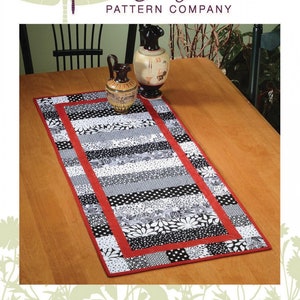 Monochromatic Table Runner Pattern by Dragonfly Fiberart *Domestic 1st Class Shipping Only 2.62!*