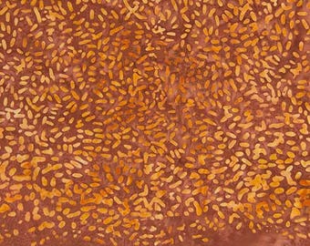 Banyan Batiks Ketan Mixer Fabric from Northcott 81000 377 Chestnut Orange