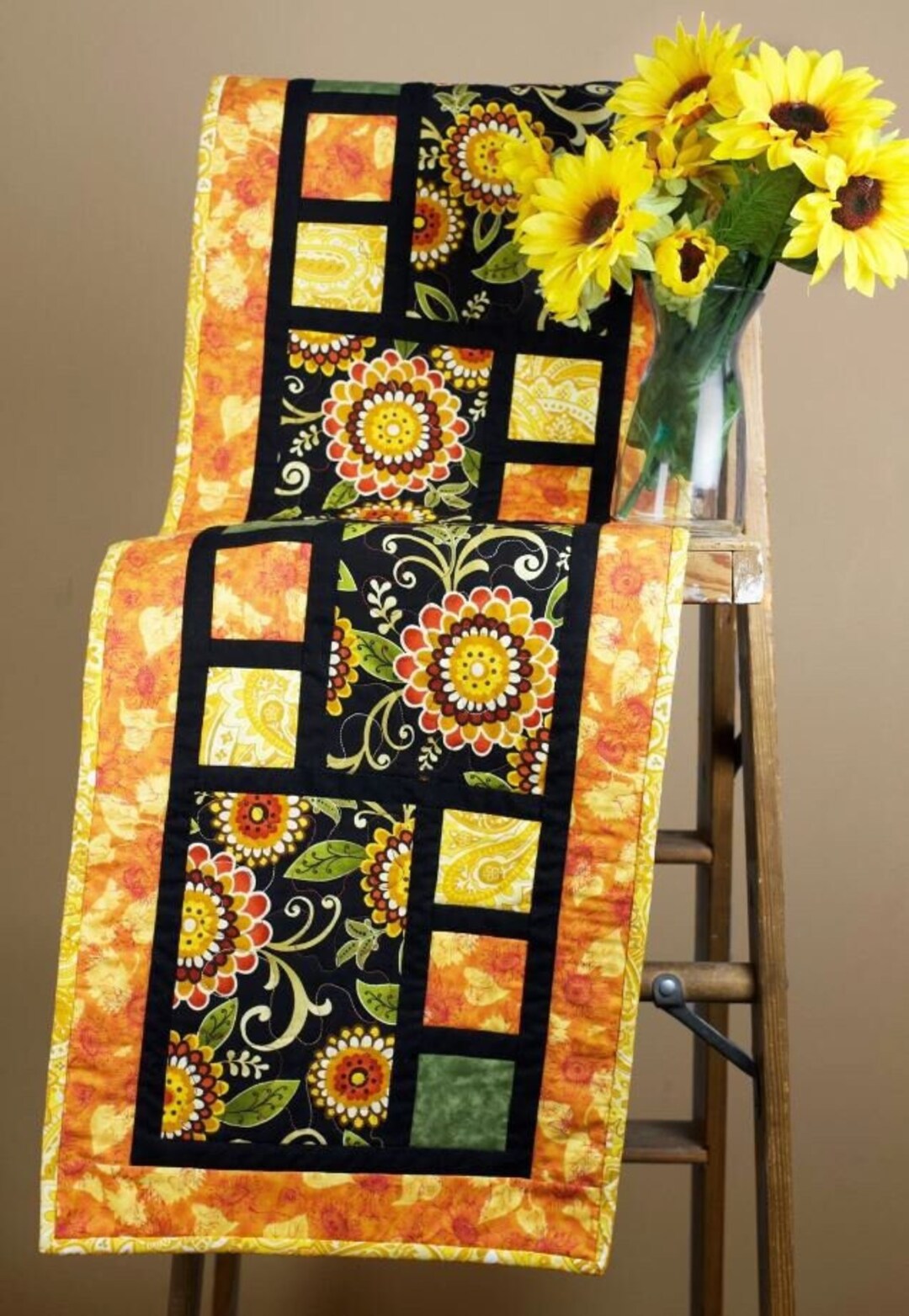 All Squared up Table Runner Pattern by Cut Loose Press domestic 1st
