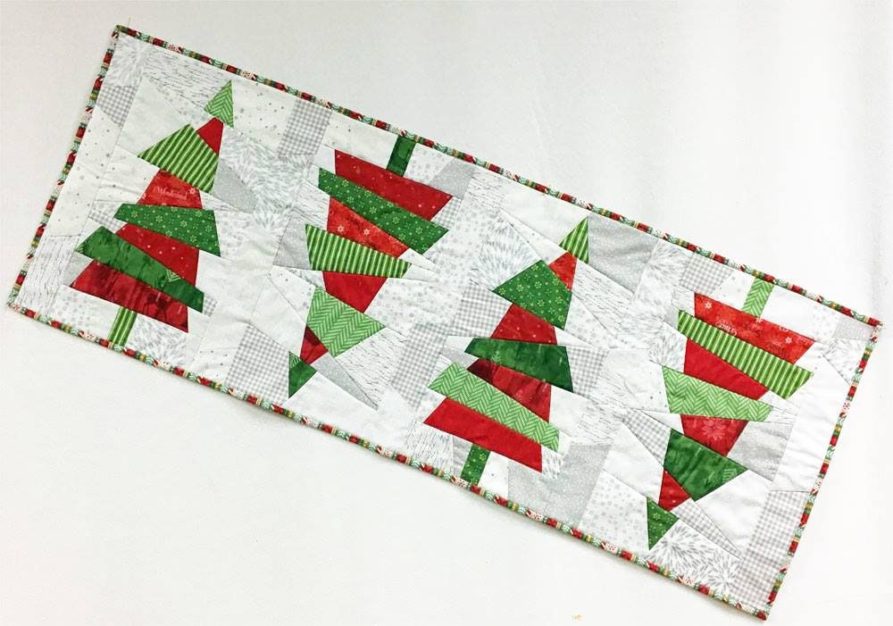 Crazy Christmas Trees Quilt Pattern by Cut Loose Press Etsy