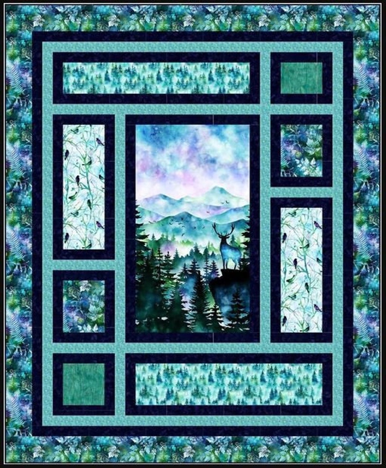Picture That A Pieced Panel Quilt Pattern by Quilting Renditions Shipping Only 2.87 image 3