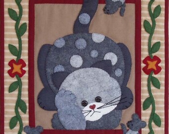 Spotty Cat Quilt Pattern by Rachel's of Greenfield P0509 *Domestic 1st Class Shipping Only 3.17*