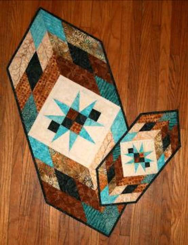 Taos Runner Quilt Pattern by Whirligig Designs WD-TR Domestic | Etsy