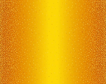 Snippets Pearlescent in Sunflower END of BOLT 3.31 yards by Chelsea Design Works for Studio E  5086-44P