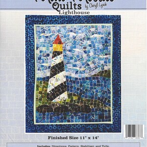 Lighthouse Mini Mosaic Quilt Pattern by Cheryl Lynch Quilts image 1