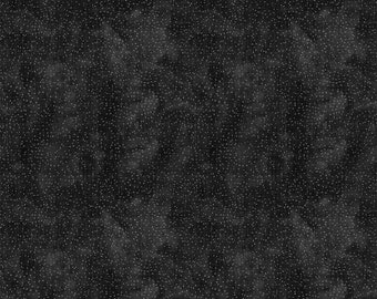 Mountains Calling Seeds in Black by Bernadett Urbanovics for FIGO Fabrics | 90689-99