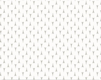 J'aime Paris - Petite Eiffel, Ivory 53924-7 by Windham Fabrics