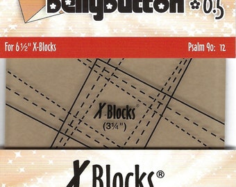 6-1/2" (6.5") BellyButton X-Blocks Template