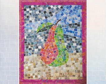 Pear Mini Mosaic Quilt Pattern by Cheryl Lynch