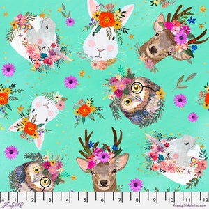 Magic Friends Sweet Portraits END of BOLT 2.11 Yards by Mia Charro for Freespirit Fabrics PWMC031.XMINT