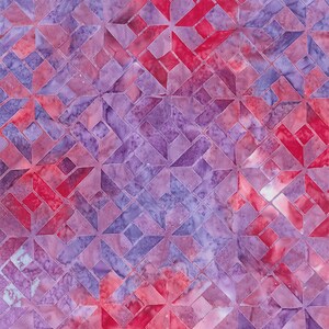Quilt Inspired Borders Windmill Violet by Banyan Batiks for Northcott Fabrics 80916-83