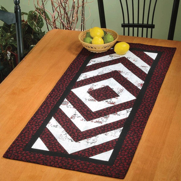 Bracket Brigade Table Runner Pattern by Dragonfly Fiberart *Domestic 1st Class Shipping Only 2.62!*