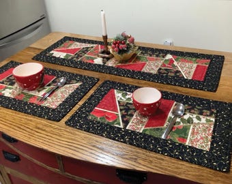 Magic Stained Glass Placemat and Table Runner Pattern | First Class Shipping Only 2.94 | Cut Loose Press