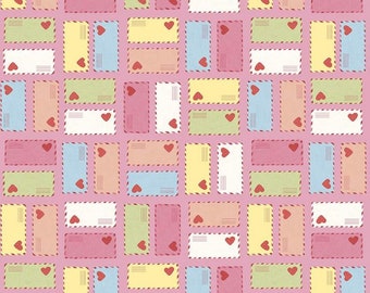 Sugar and Spice Envelopes Print in Pink by Riley Blake C11414-PINK