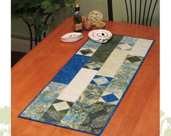 Diamond Head Table Runner Pattern by Dragonfly Fiberart *Domestic 1st Class Shipping Only 2.62!*