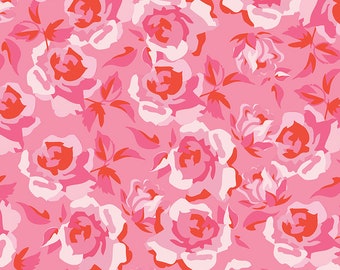 Sending Love Estampado floral en rosa de Riley Blake Designs C10080-PINK