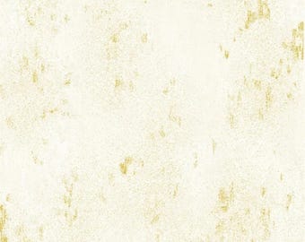 Hoffman Luxe in Natural/Gold END OF BOLT .97 Yards (35 inches) by Hoffman Fabrics R7690-20G
