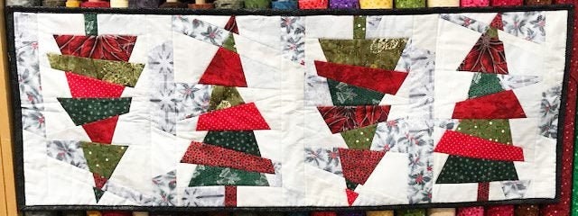 Crazy Christmas Trees Quilt Pattern by Cut Loose Press - Etsy