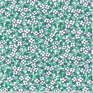 Flower Field in Aloe from Baskets of Blooms from Kaufman Adz-20492-36 Aloe