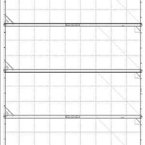 Puede incluir: Un patrón de cuadrícula en blanco y negro con líneas diagonales. La cuadrícula está etiquetada con números y letras. El texto "Midi Bag" está en la parte superior de la página. El texto "www.quiltsmart.com" está en la parte inferior de la página.