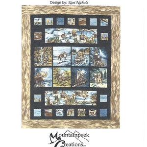 Bricks Quilt Pattern by Mountainpeek Creations | 374 | Modern Quilt Design | Easy Sewing Pattern | Domestic 1st Class Shipping 3.17