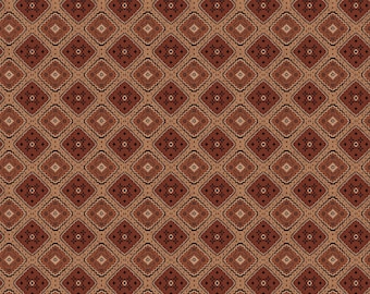 Mountains Calling Geo in Brown by Bernadett Urbanovics for FIGO Fabrics | 90684-36