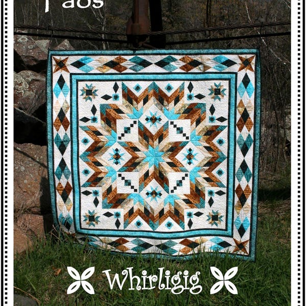 Taos Quilt-Muster, entworfen von Chris Hoover von Whirligig Designs