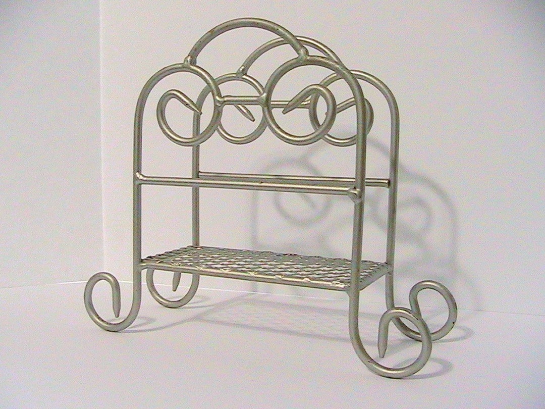 Napkin Holder, Silver Metal Napkin Holder - Etsy