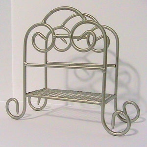 Napkin Holder, Silver Metal Napkin Holder