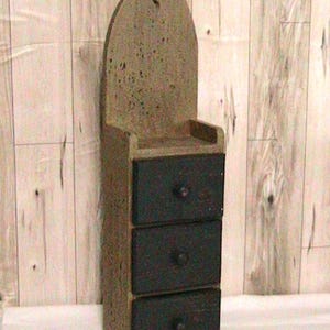 Apothecary, 3 Drawer Apothecary Cabinet, Counter or Hang