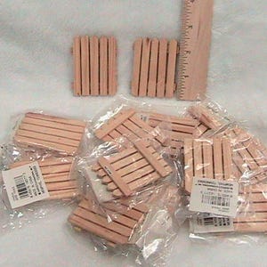 Mini Fence, Wooden Unfinished Mini Fence Lot of 17 Pc.
