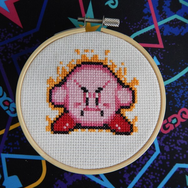 Crash Kirby Cross Stitch