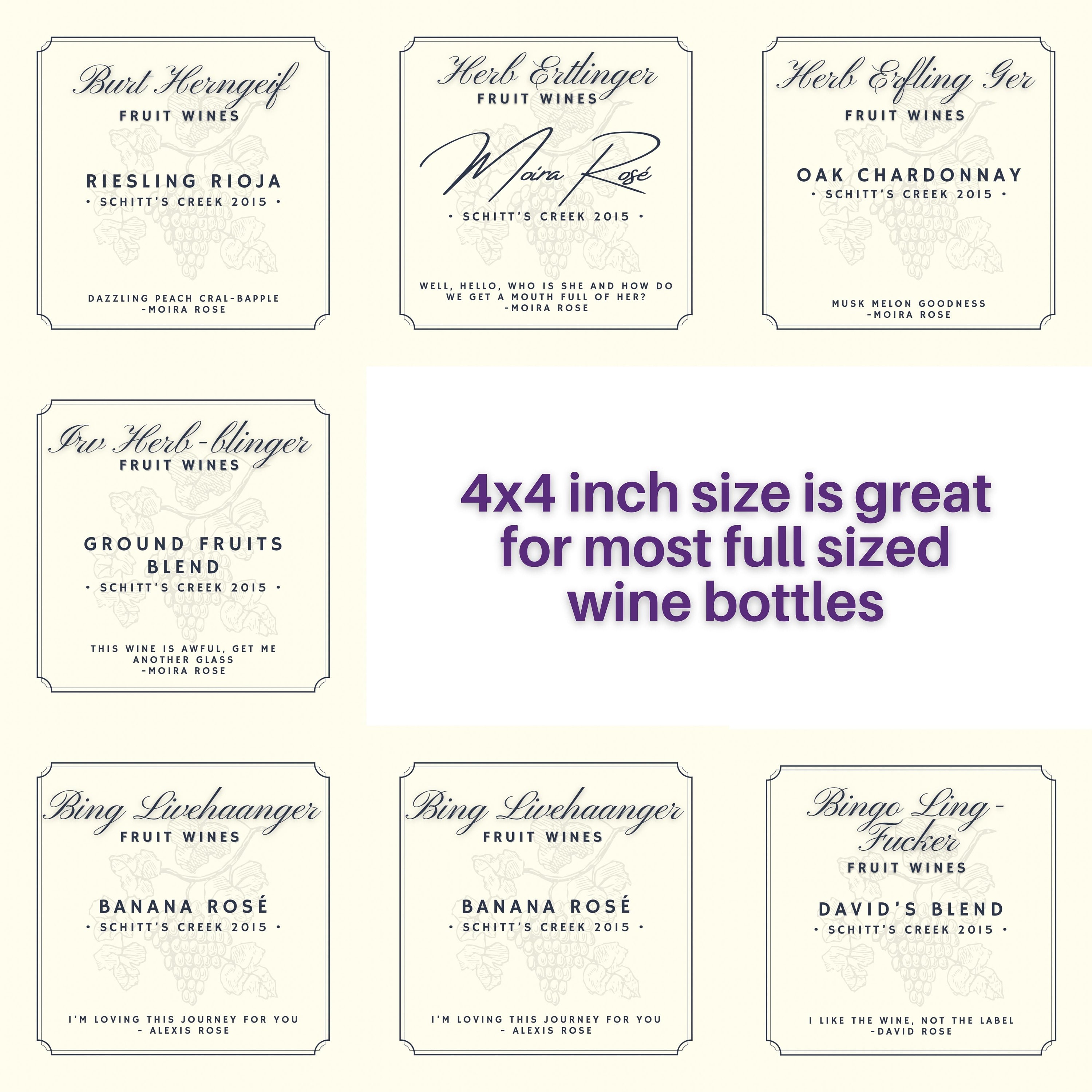 Moiras Mispronunciations Herb Ertlinger Fruit Wine Parody Inspired by Schitt's Creek Moira Rose