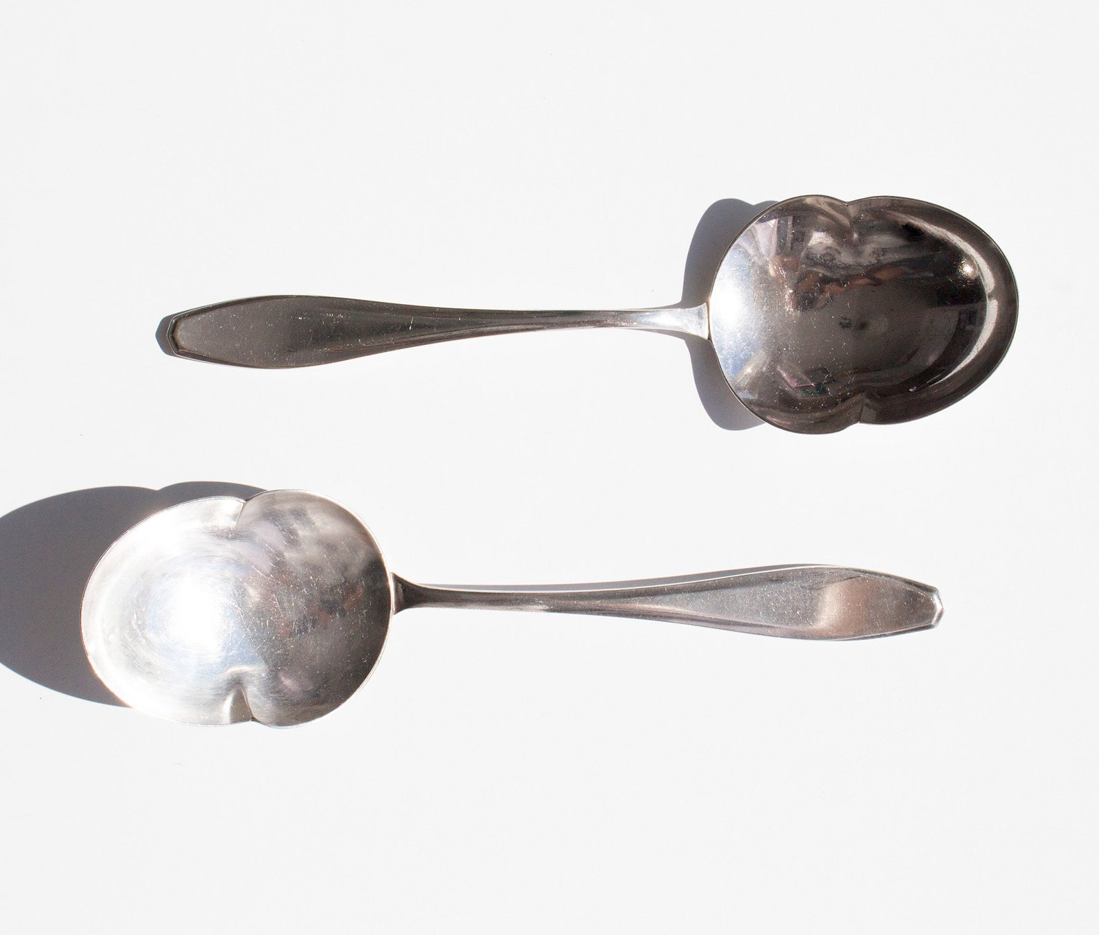Large Silver Serving Spoon Set of 2 Zwilling Henckels silver Etsy