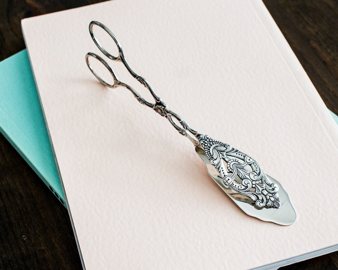 Antique Vintage Serving Tongs Sandwich Cake Cookie Servers Tea Etsy