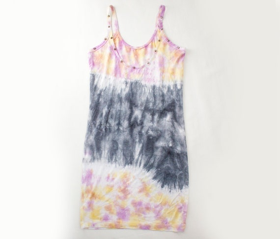 Studded Tie Dye Slip Dress, Tie-Dye Jersey Dress,… - image 6