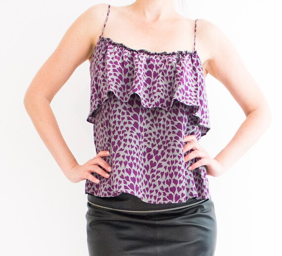Babydoll Heart Top, Pink heart babydoll, Rory Beca