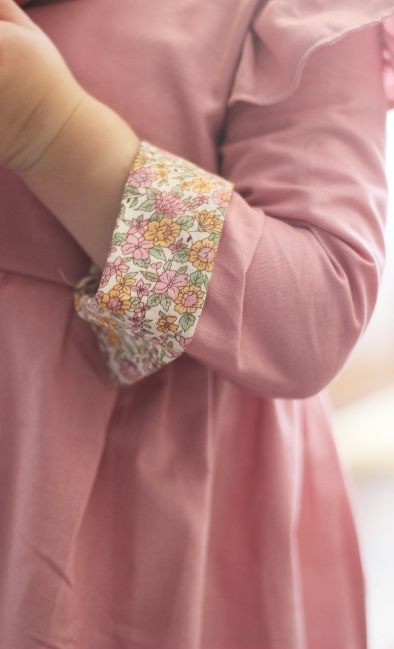 long sleeves girls dress sleeves Girls long sleeved dress kids dress winter dress toddler dress The Isabella Dress