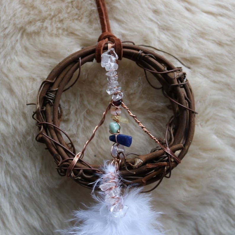 Download Travel Dreamcatcher Car Decor Crystal Peace Sign Dream Catcher Hippie Dreamcatcher Boho Dreamcatcher Made To Order Small Dreamer Art Collectibles Weaving Delage Com Br