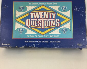 Vintage 1988 Board game Tweenty Questions complete original