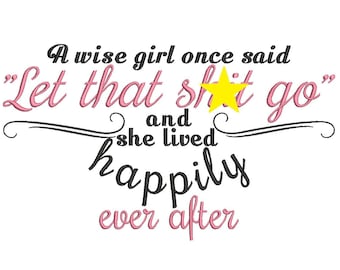 Happily ever after  adult quote reading cushion book pocket pillow embroidery machine design file image and quote 2 sizes instant download