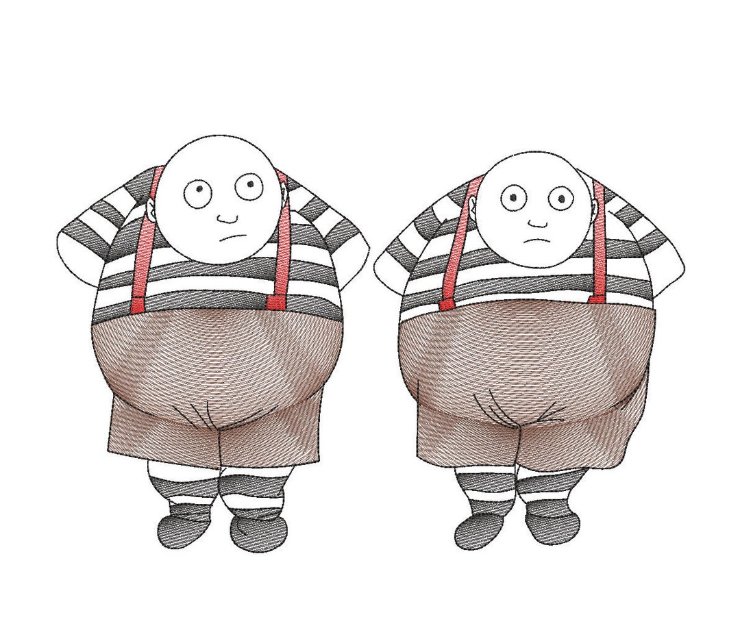 英国　不思議の国のアリス　トゥイードルダム＆トゥイードルディ トゥイードル・ディーとトゥイードル・ダム｜ふしぎの国のアリス