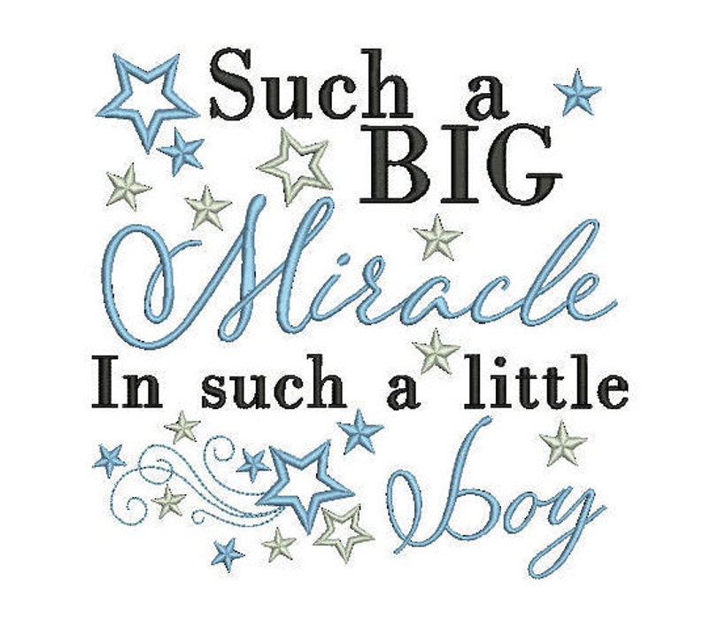 Baby Boy Quote Embroidery Machine Design File Newborn Blanket Etsy