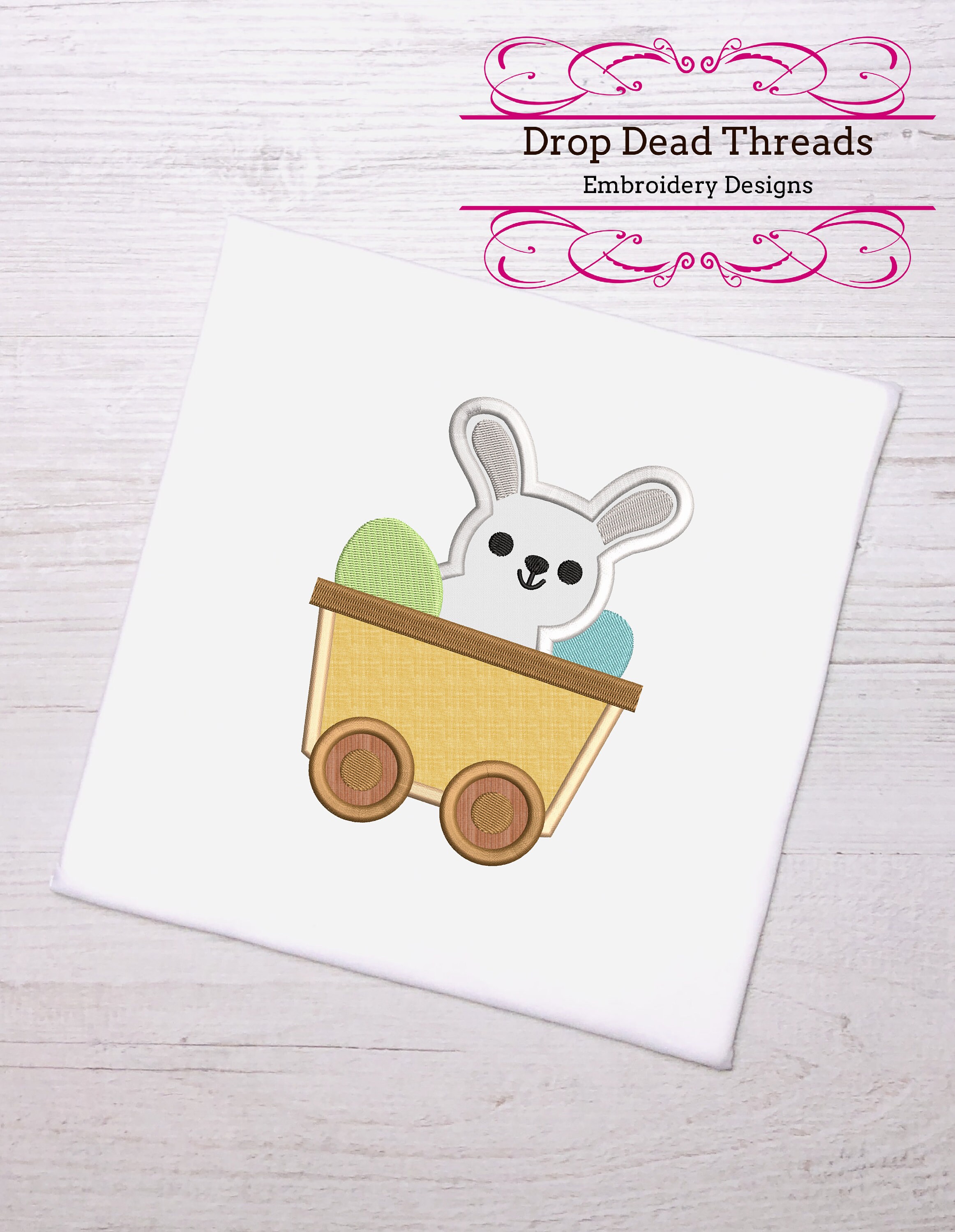 Easter Bunny Applique Machine Embroidery Design 3 Sizes All Popular ...