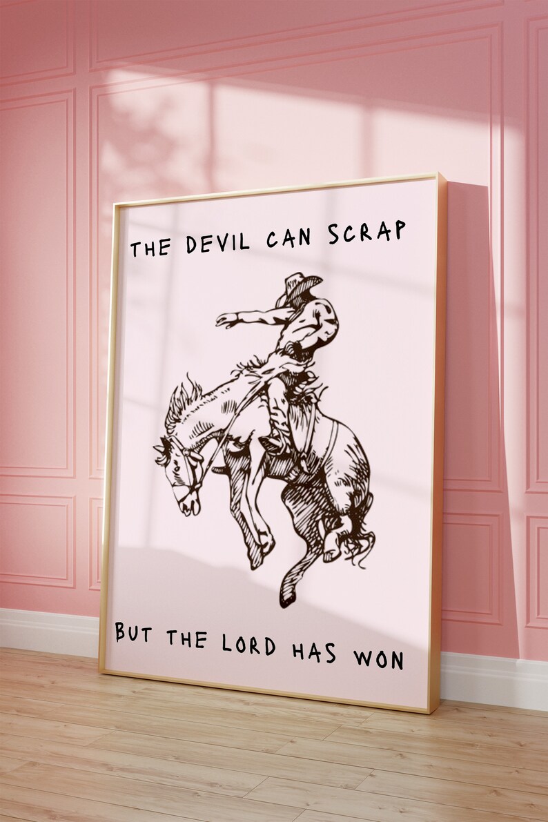 Country Lyrics Wall Art Printable, Revival Lyrics Art, Coastal Cowgirl